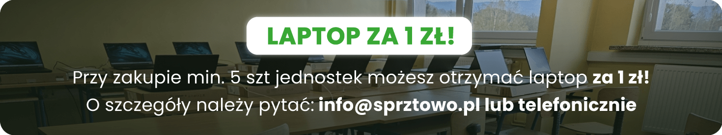 Laptop za 1 zł przy zakupie minimum pięciu jednostek
